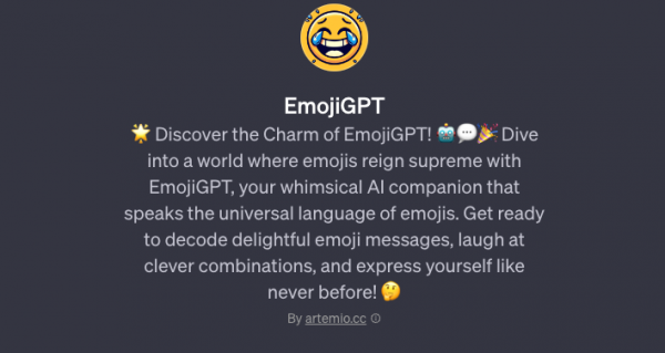 Charm of EmojiGPT