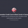 Canadian Credit Card AI Best Cards