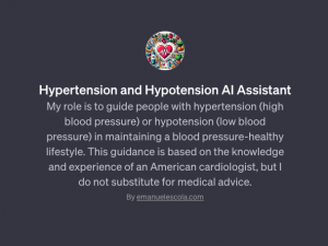 Hypertension and Hypotension AI Assistant