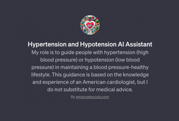Hypertension and Hypotension AI Assistant