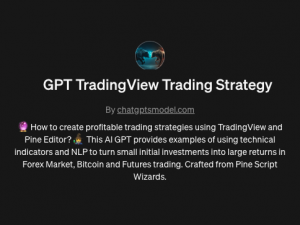 GPT TradingView Trading Strategy Maximize Returns